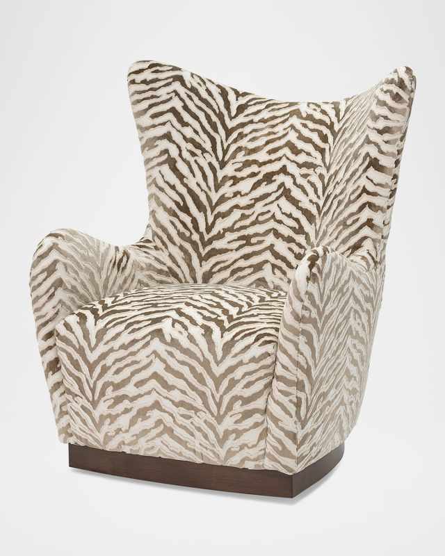 Adrienne Swivel Wing Chair